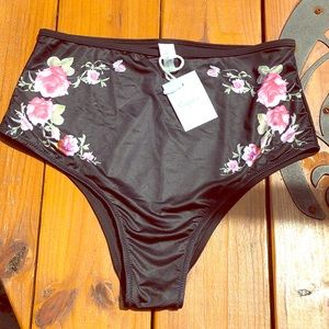 High waisted bikini bottoms